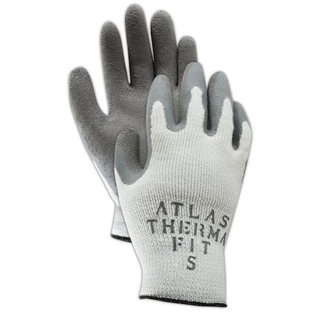Showa Textile Gloves, Palm Coat, Gray, M 12 PK 451-08